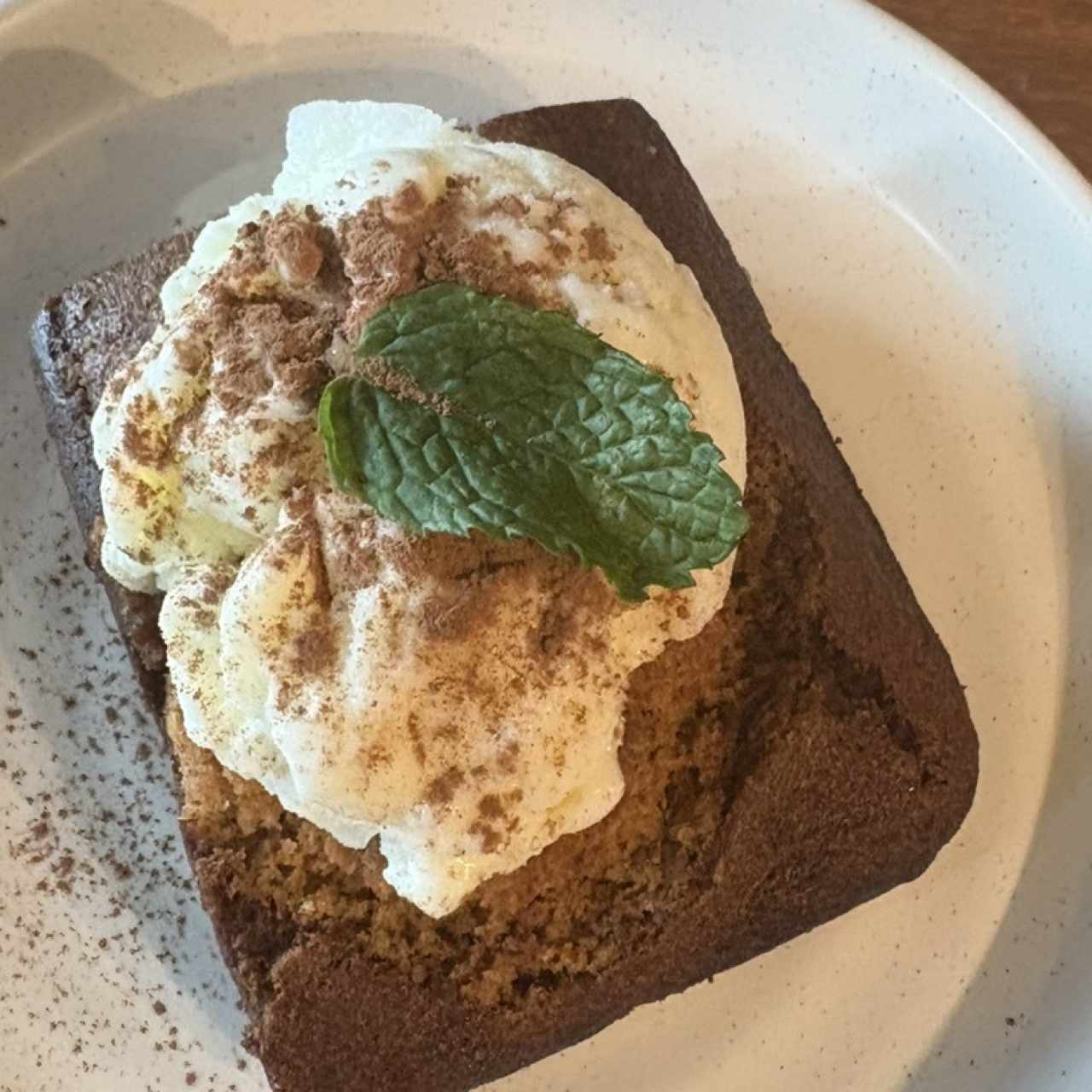 Brownie con Helado