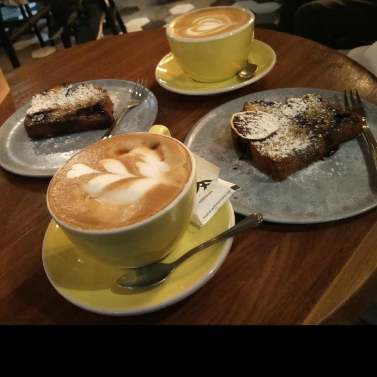 cafés y postre 