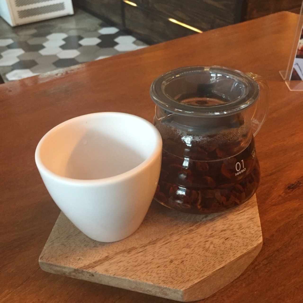 Té de cascara de café