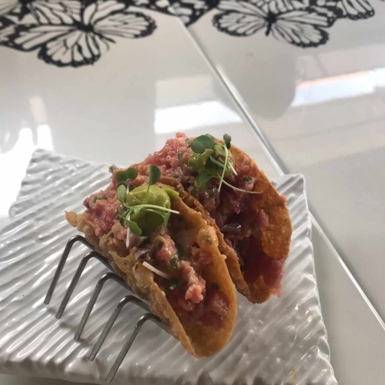 tacos de atun