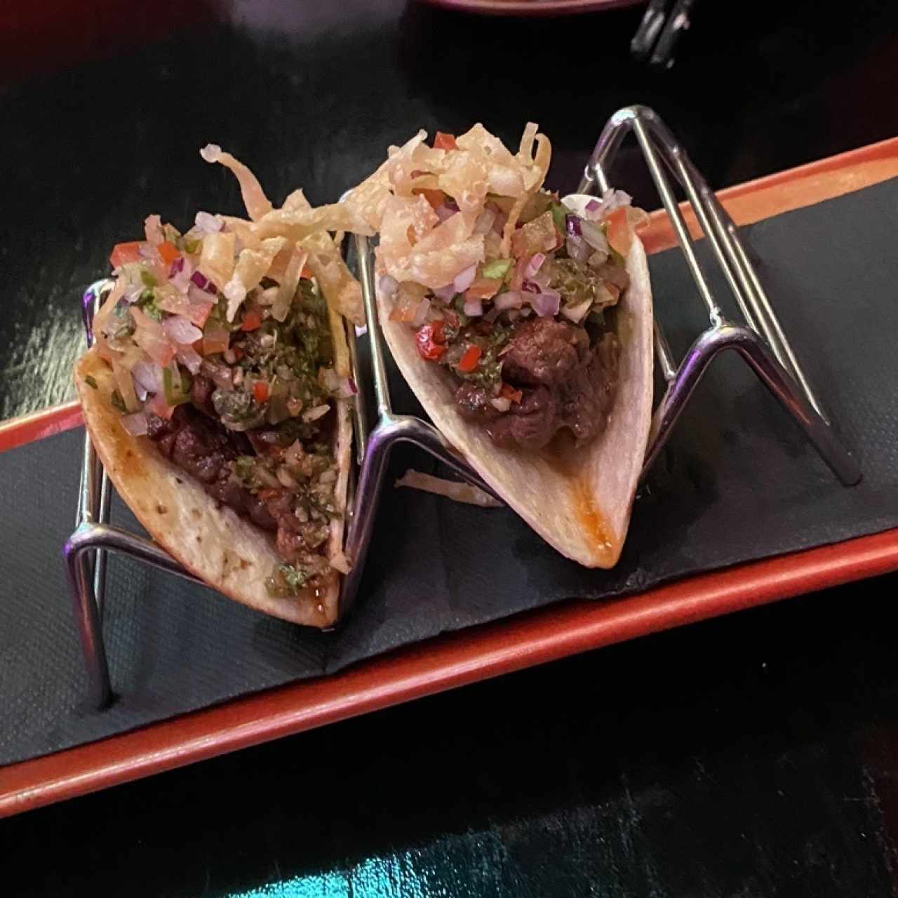 Pequeños Platos - Tacos de Entraña