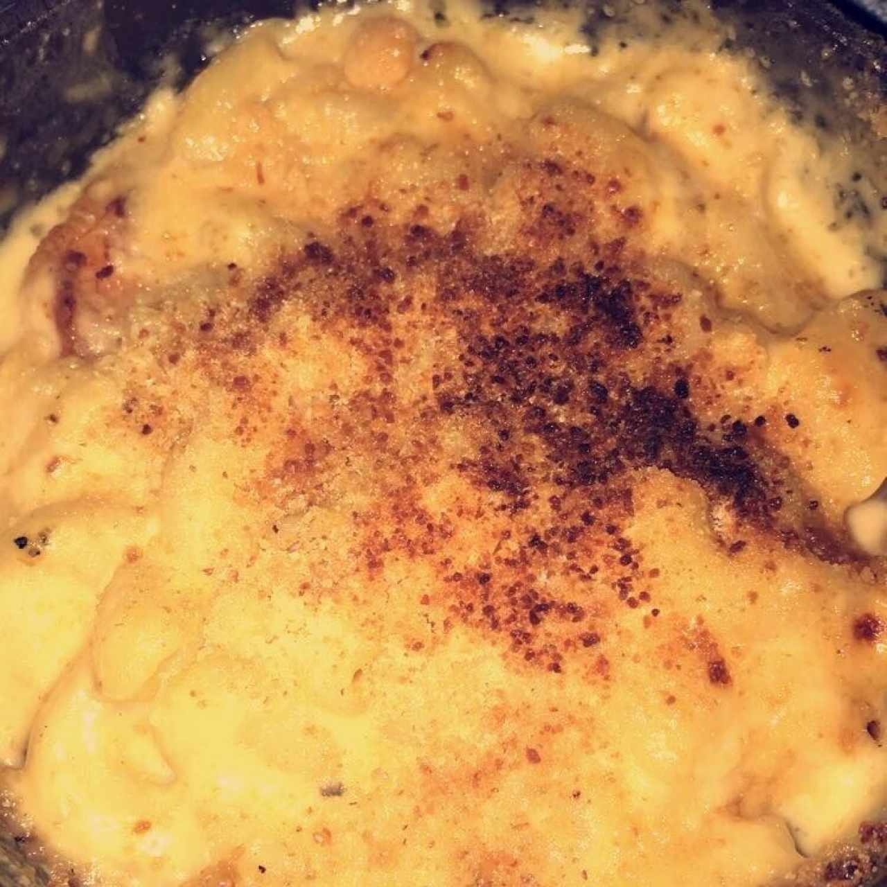 MAC AND CHEESE CON CAMARONES