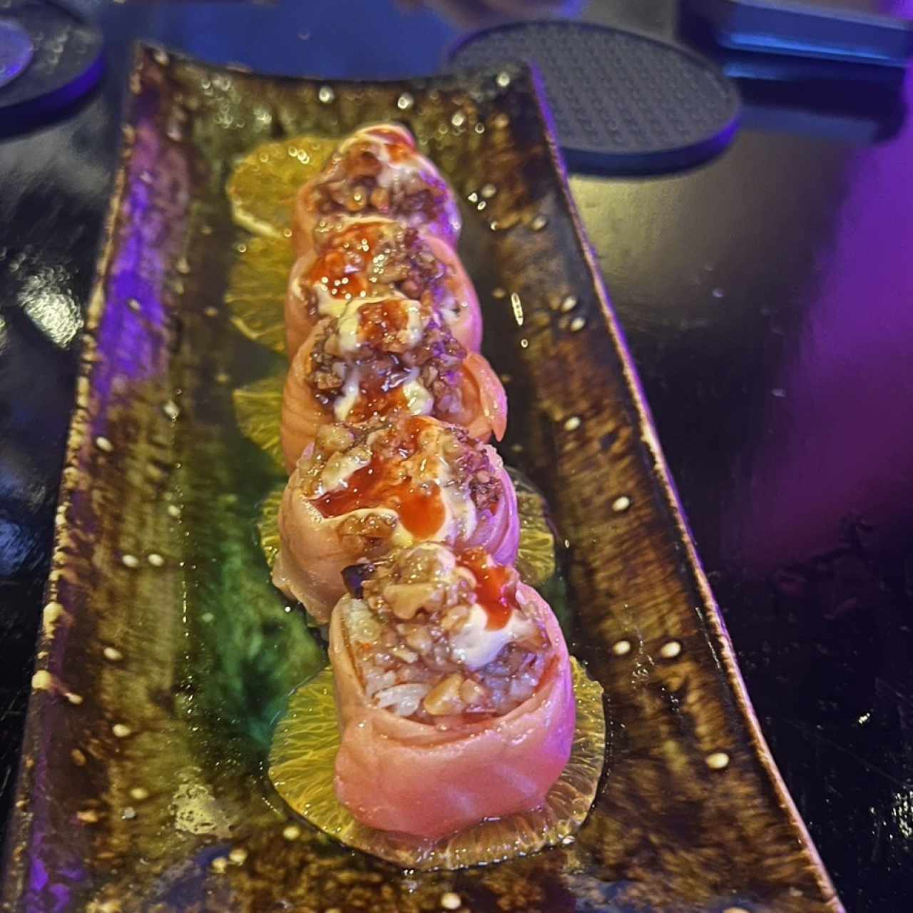 On fire roll