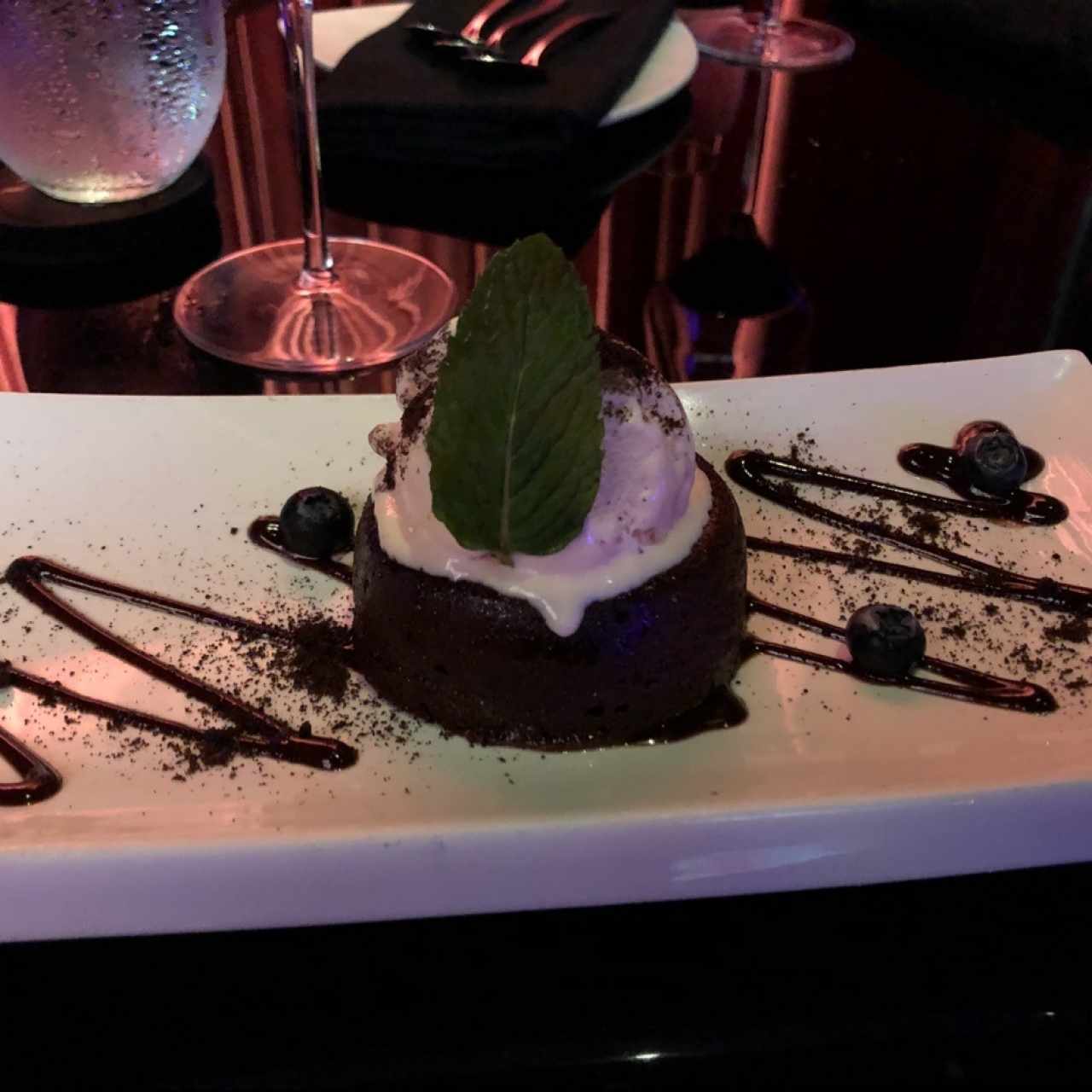 volcan de chocolate