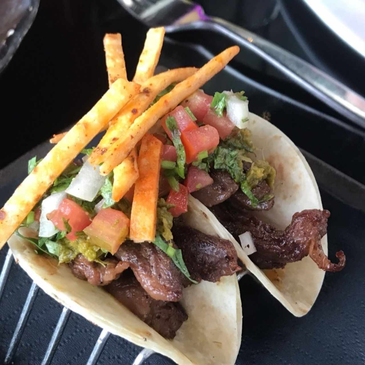 TACOS SUAVES DE ENTRAÑA