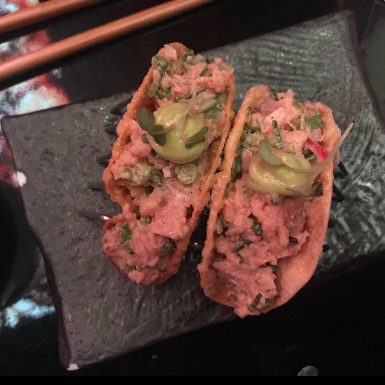 tacos de atun