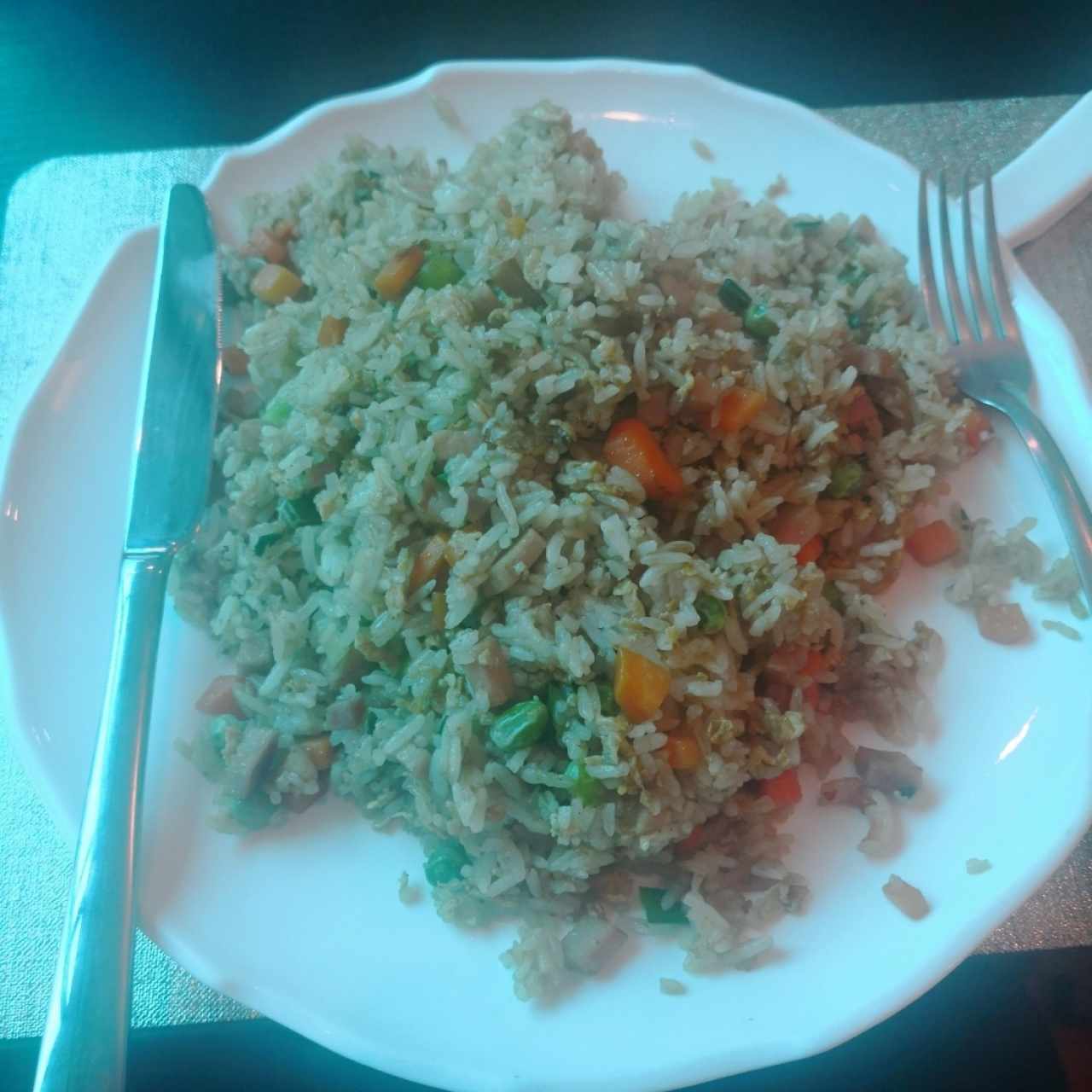 arroz frito de combinación