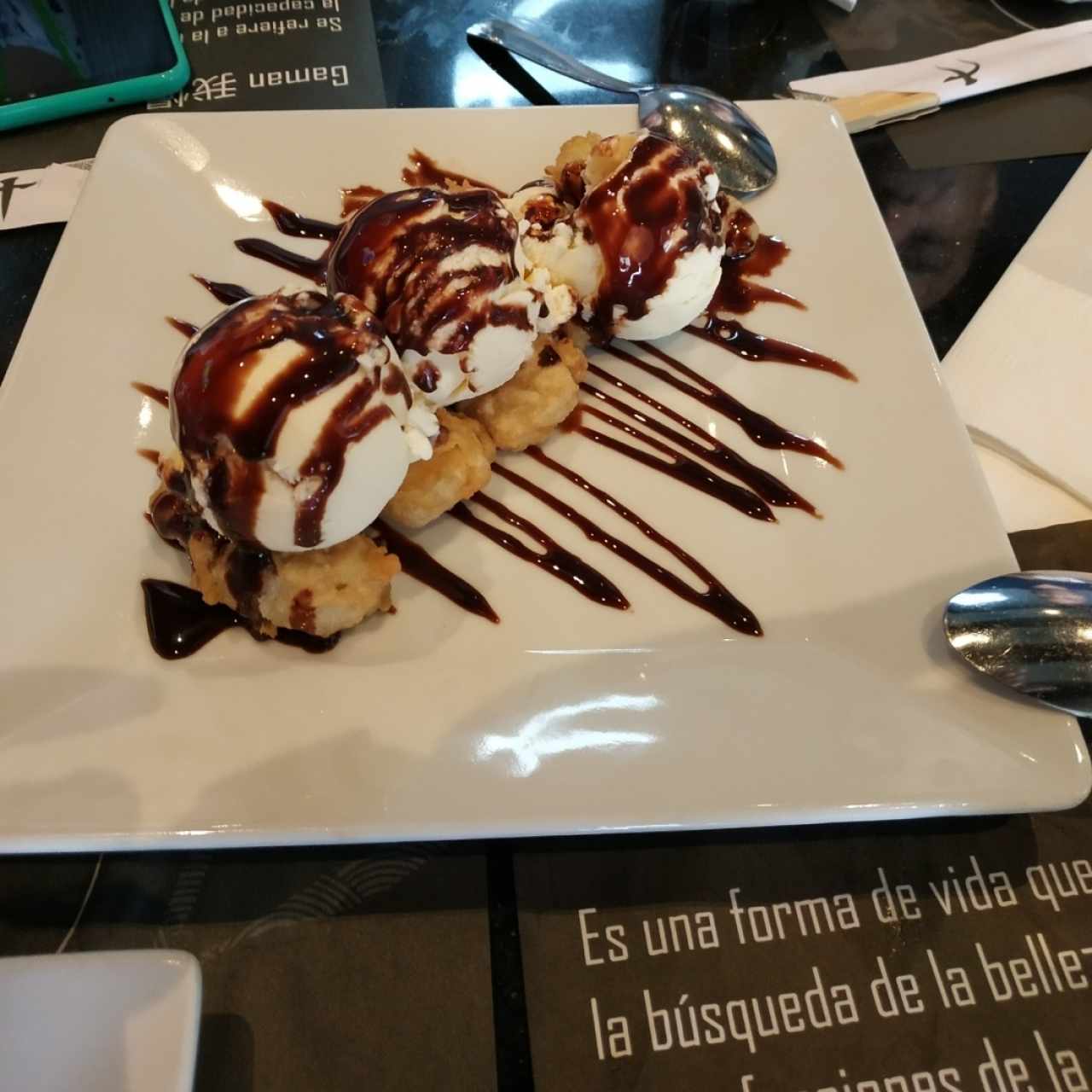 Postres - Manzana Tempura