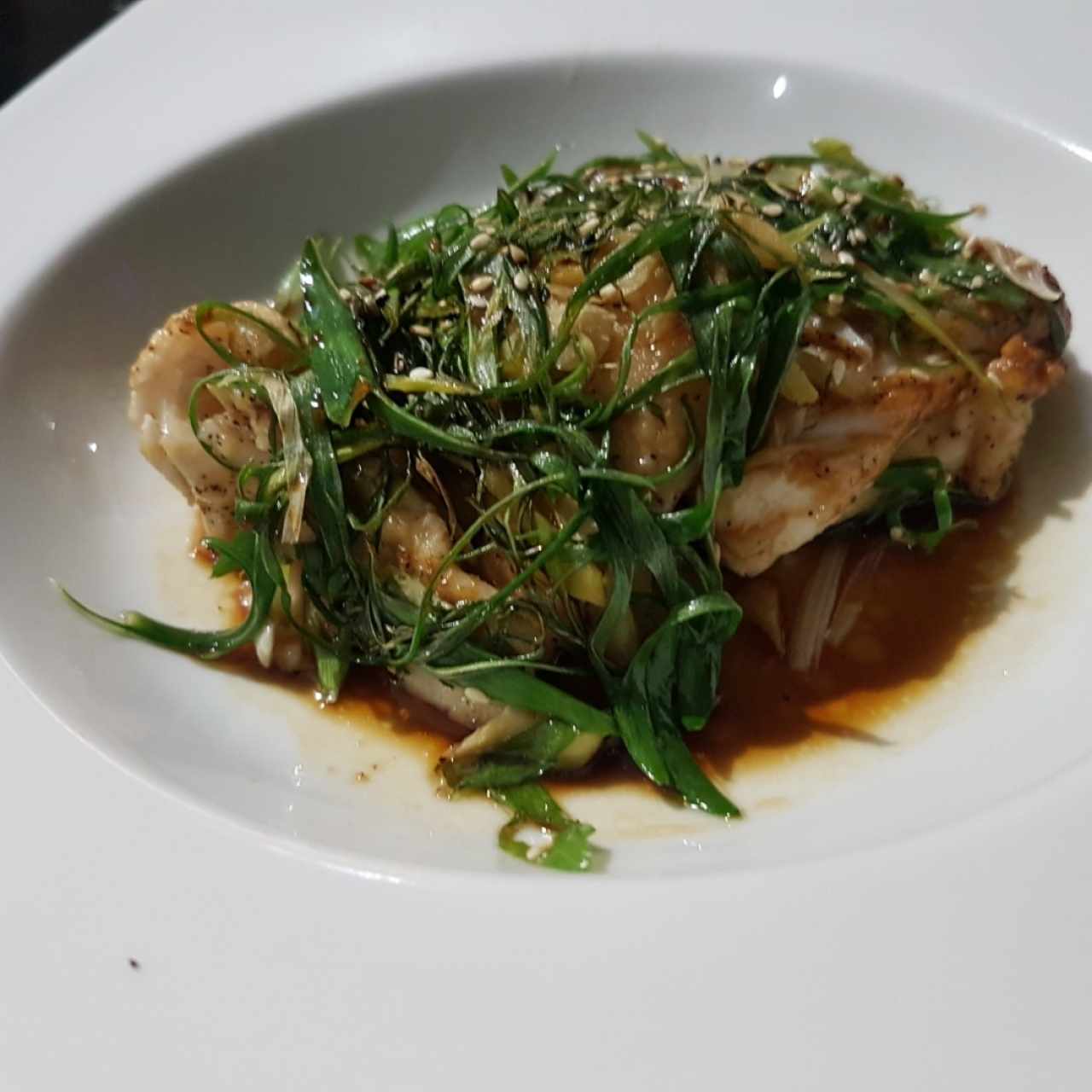 Thai - Corvina al cebollín