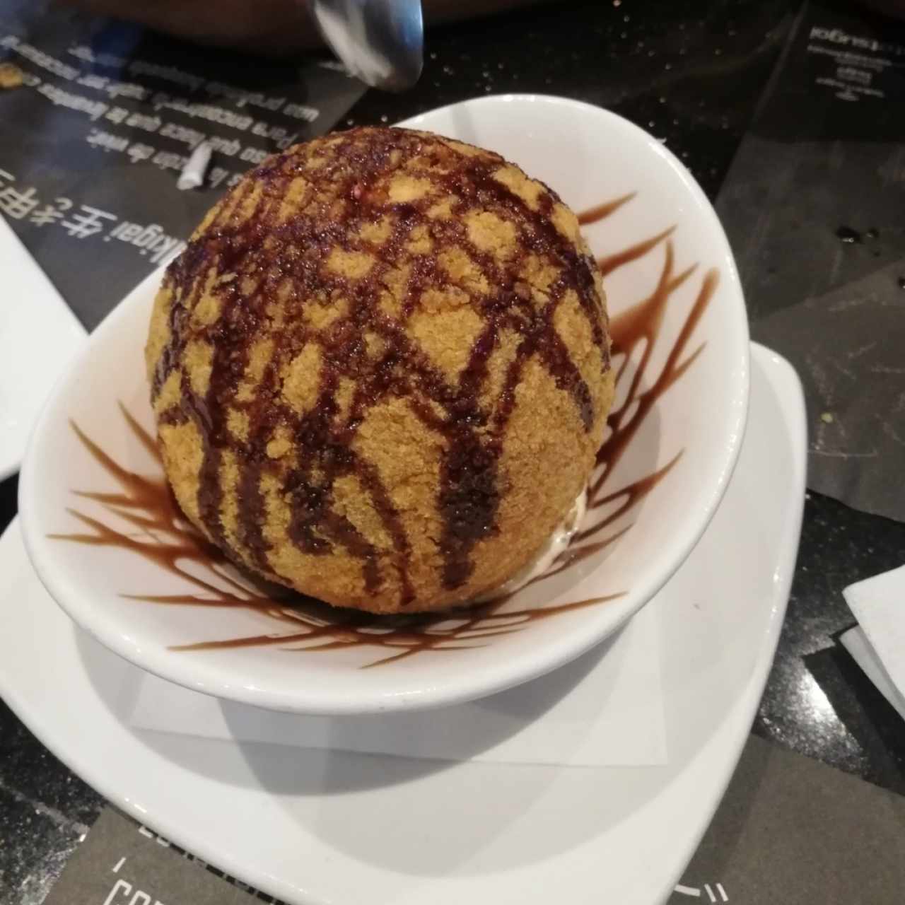 Bola de helado frito... 🤣 