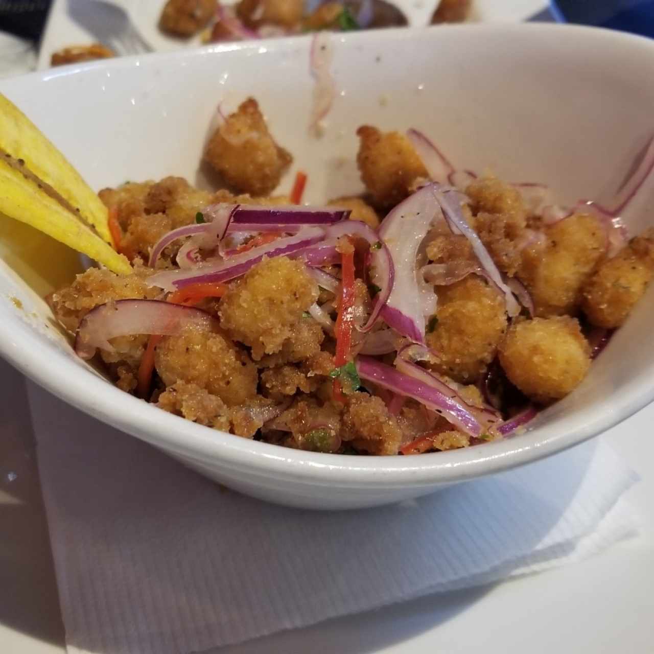 Ceviche de Corvina Frita