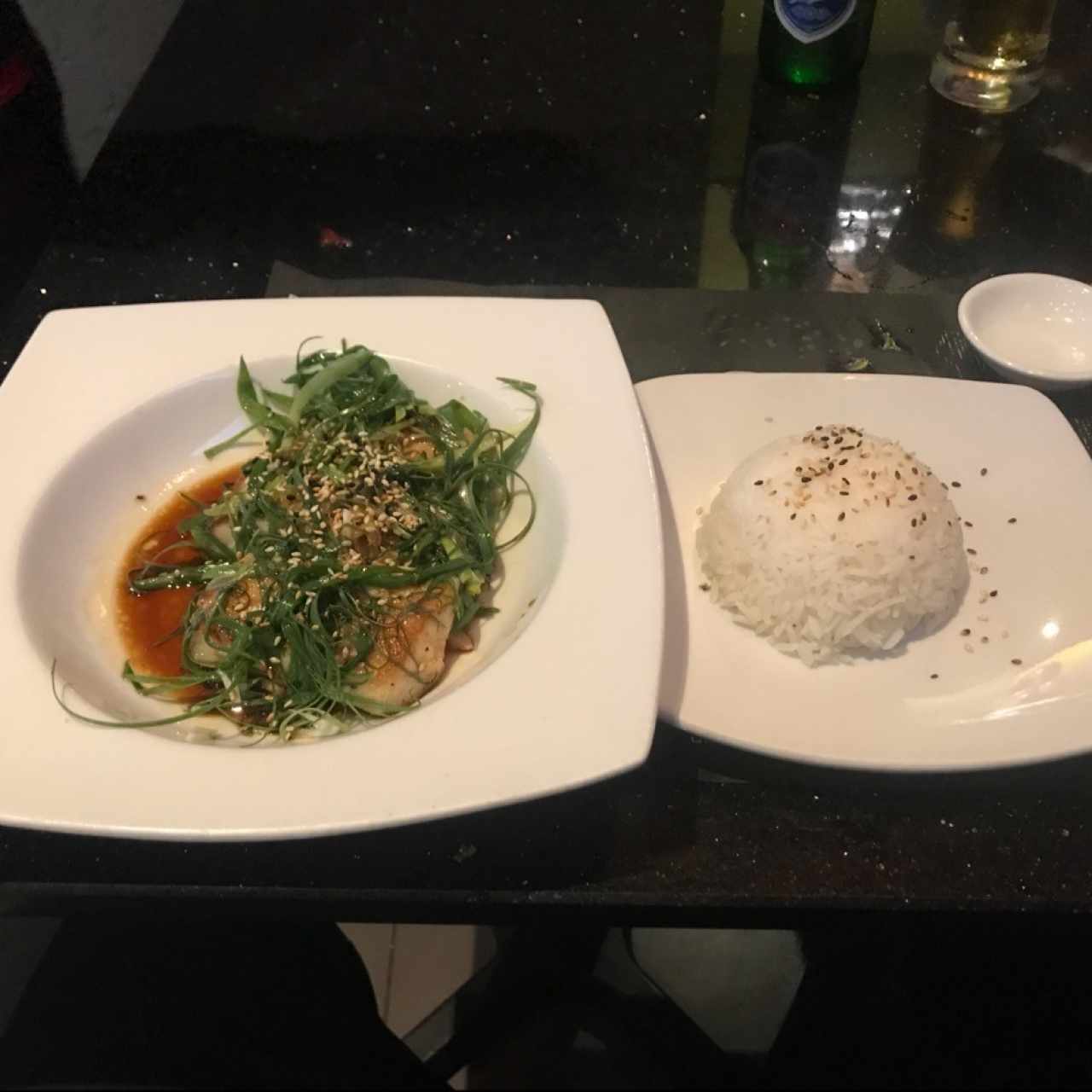 Thai - Corvina al cebollín