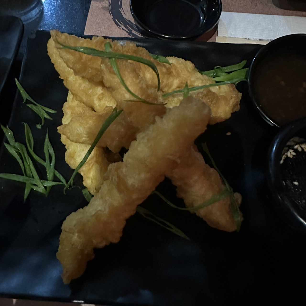 Tempura de langostinos