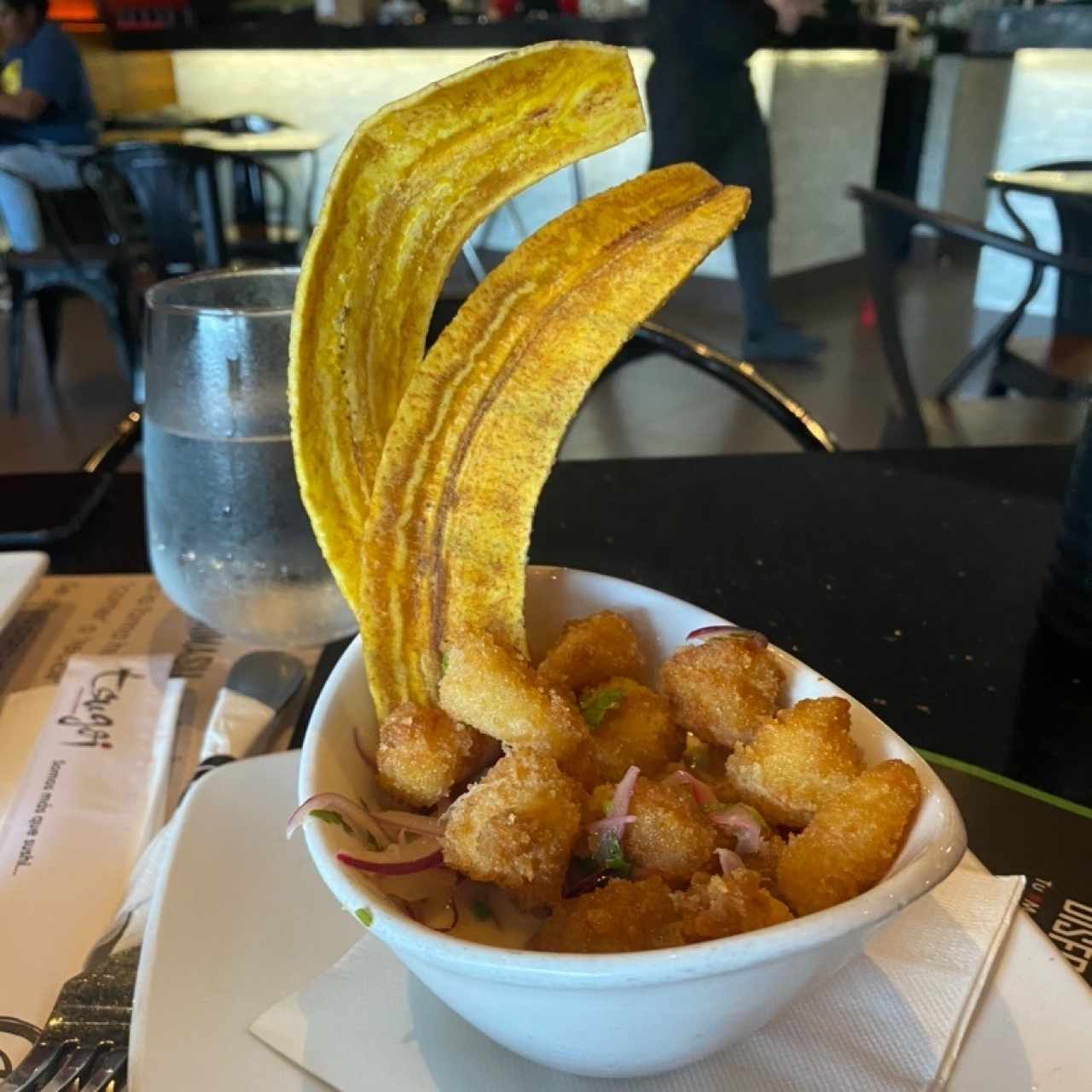 Ceviche Frito de Langostino