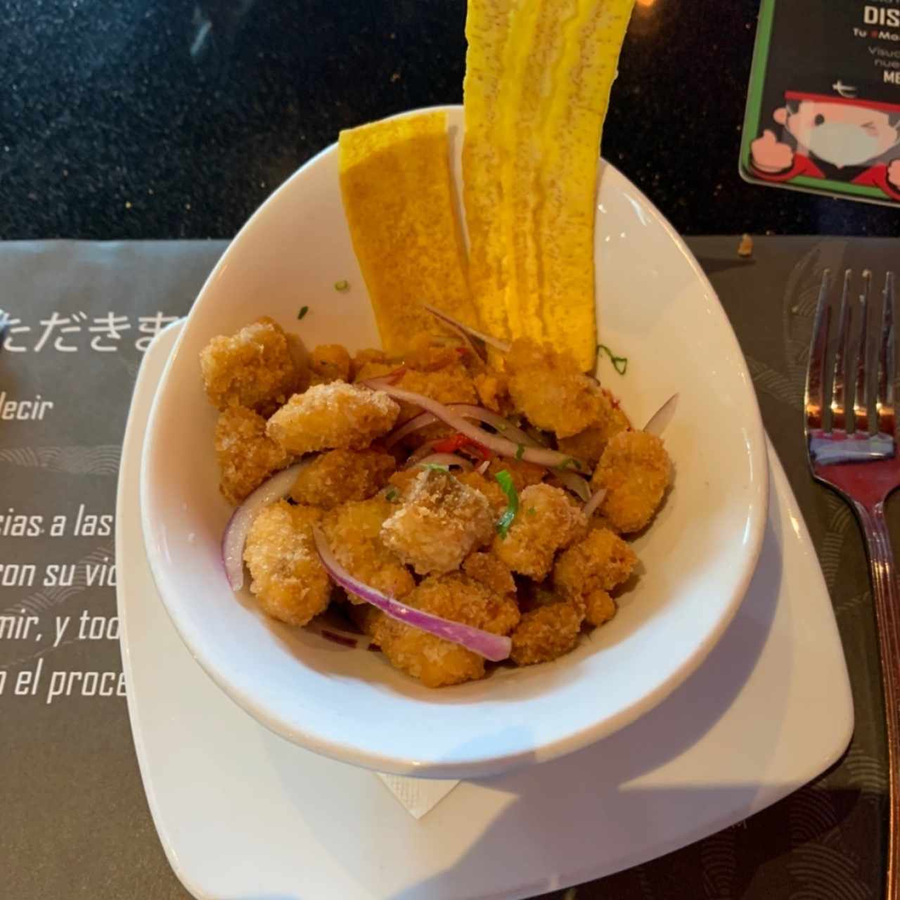 Ceviche Frito de Corvina