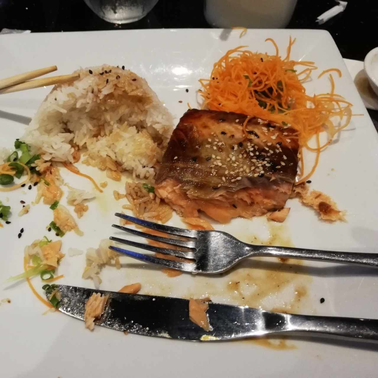 Salmón Teriyaki