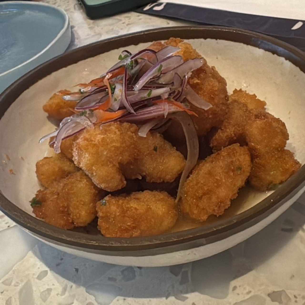 Ceviche Frito de Pescado Blanco