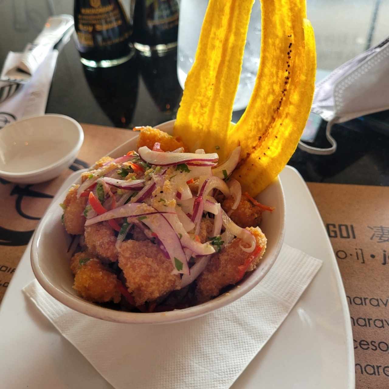 Ceviche Frito de Langostino