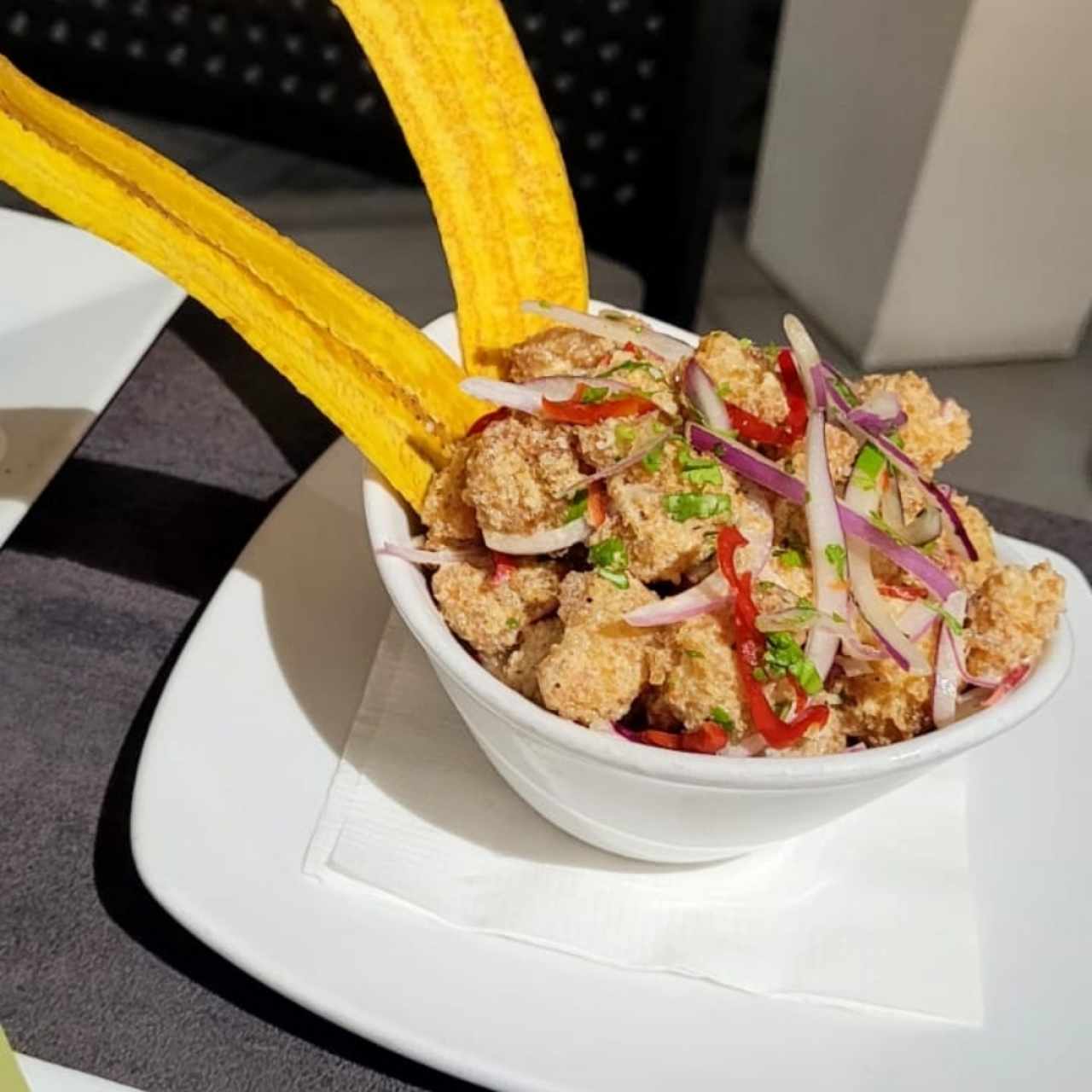 Ceviche Frito de Langostino