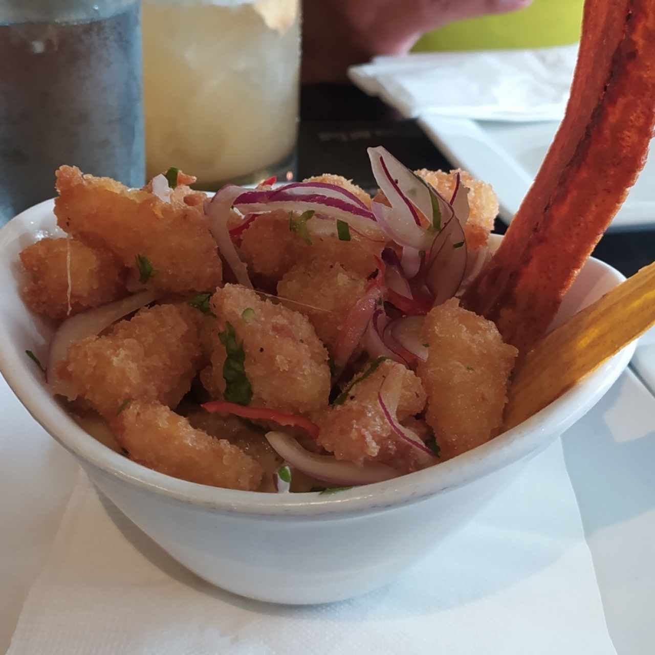 Ceviche Frito de Langostino