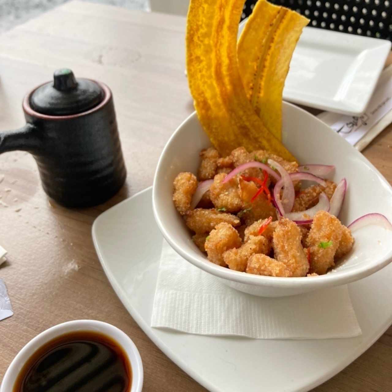 Ceviche Frito de Corvina