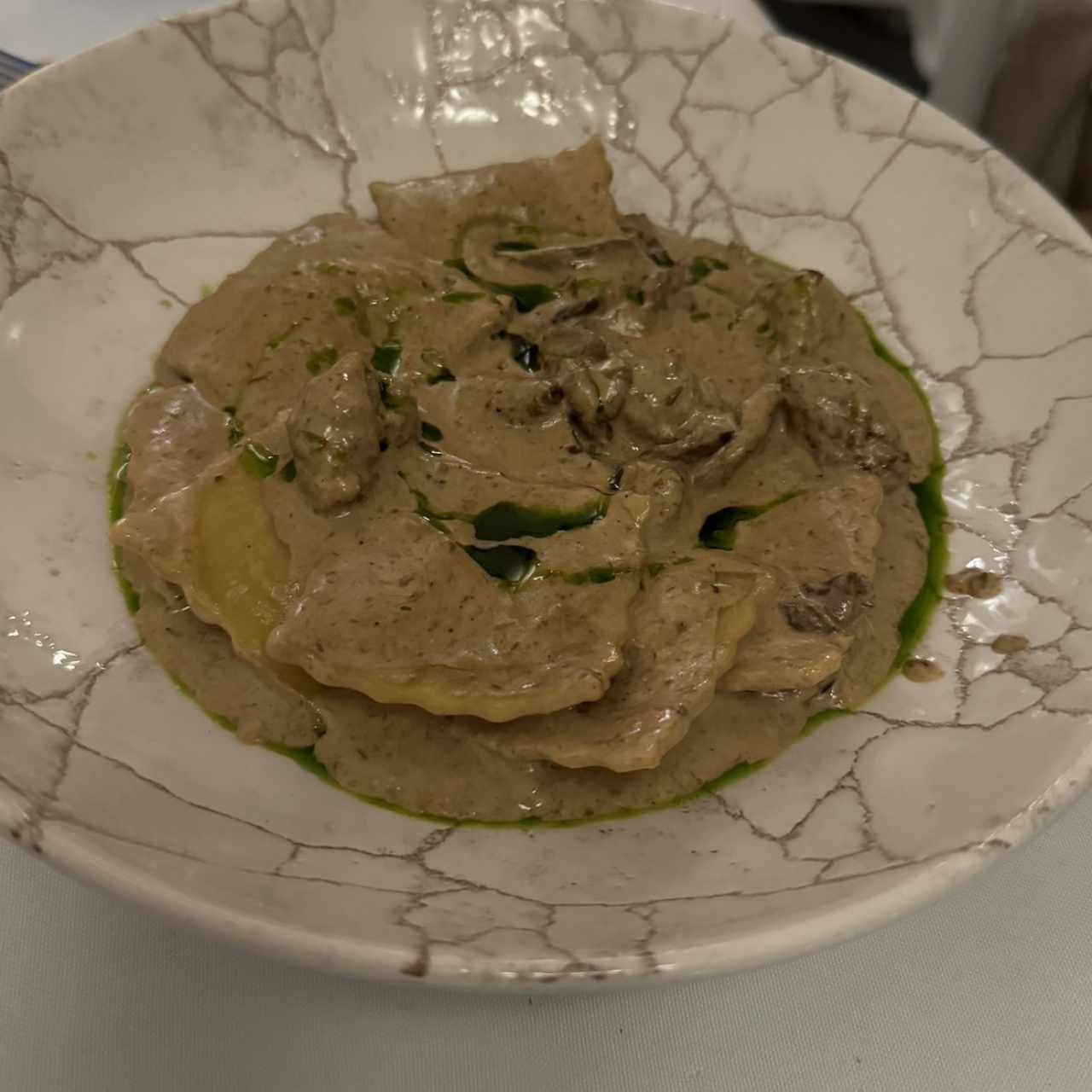 Ravioli do funghi porcini