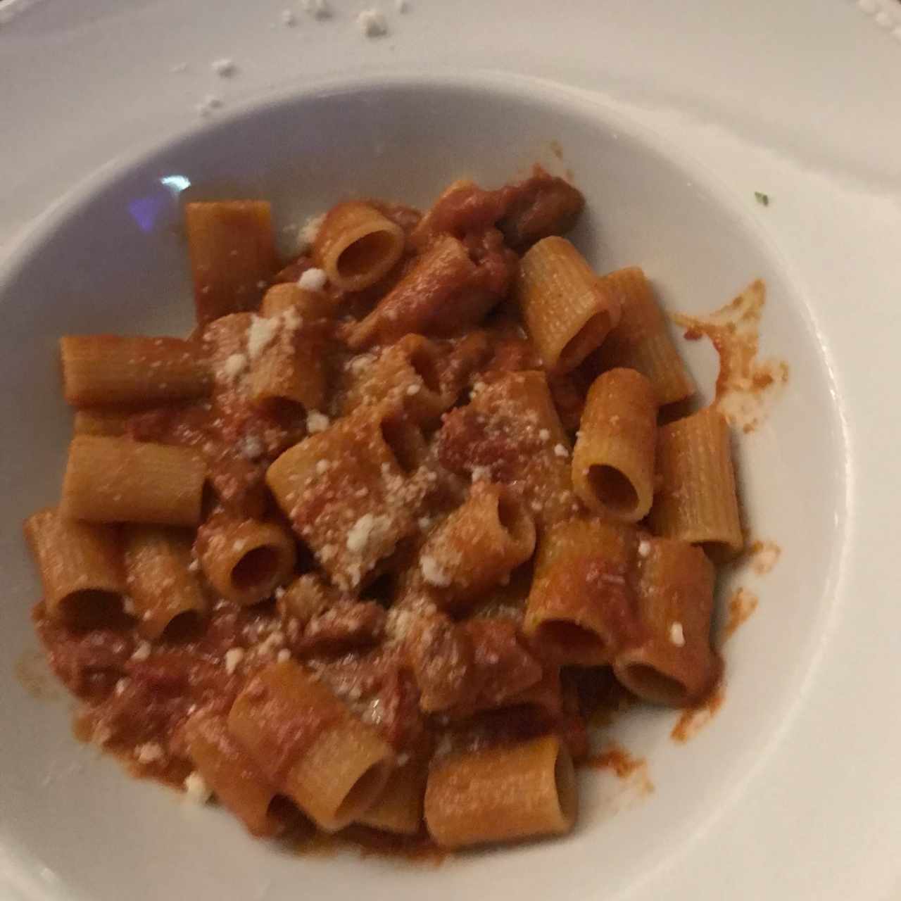 Pasta con bacon