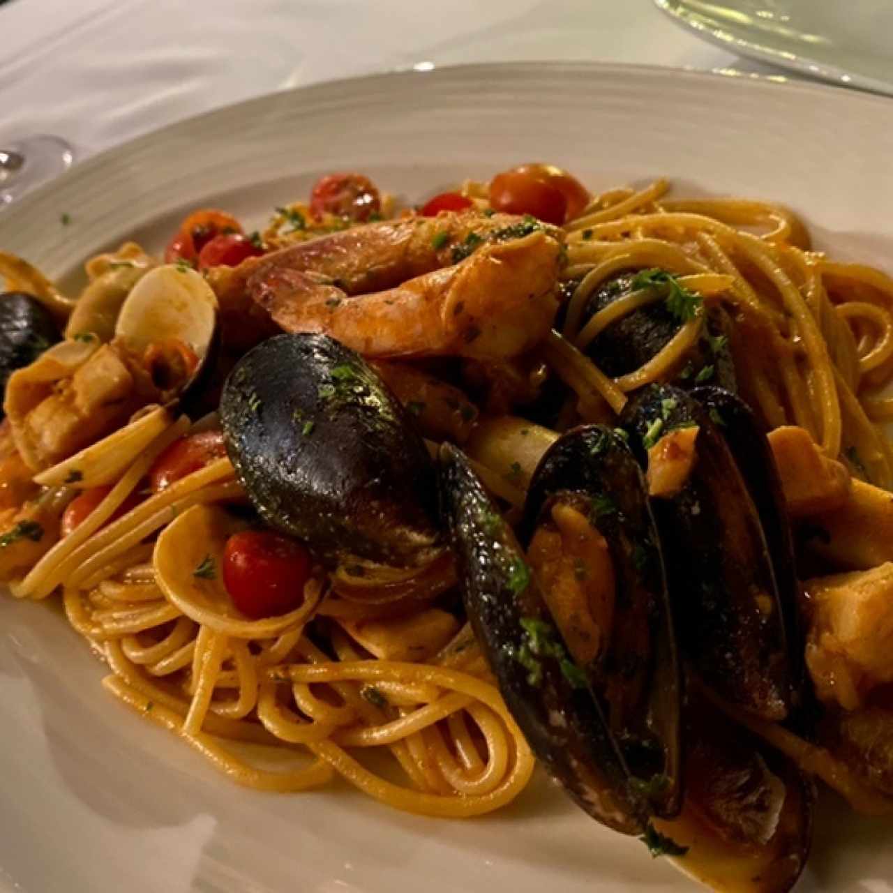 Pasta de Mariscos 