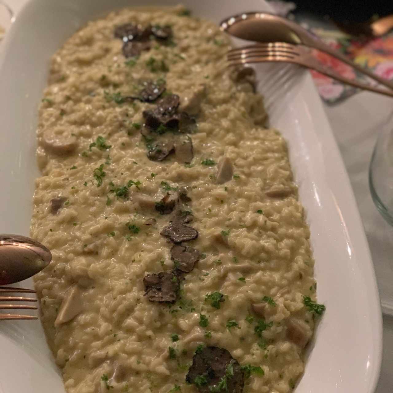 risotto de hongos