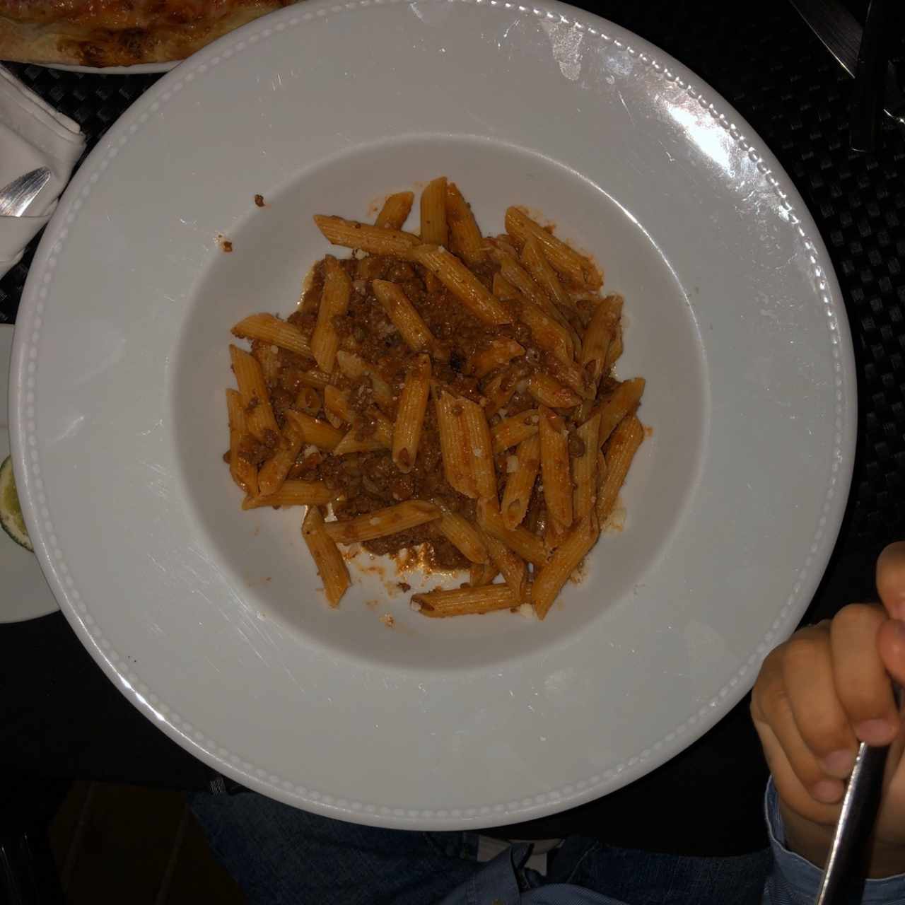 penne bolognesa