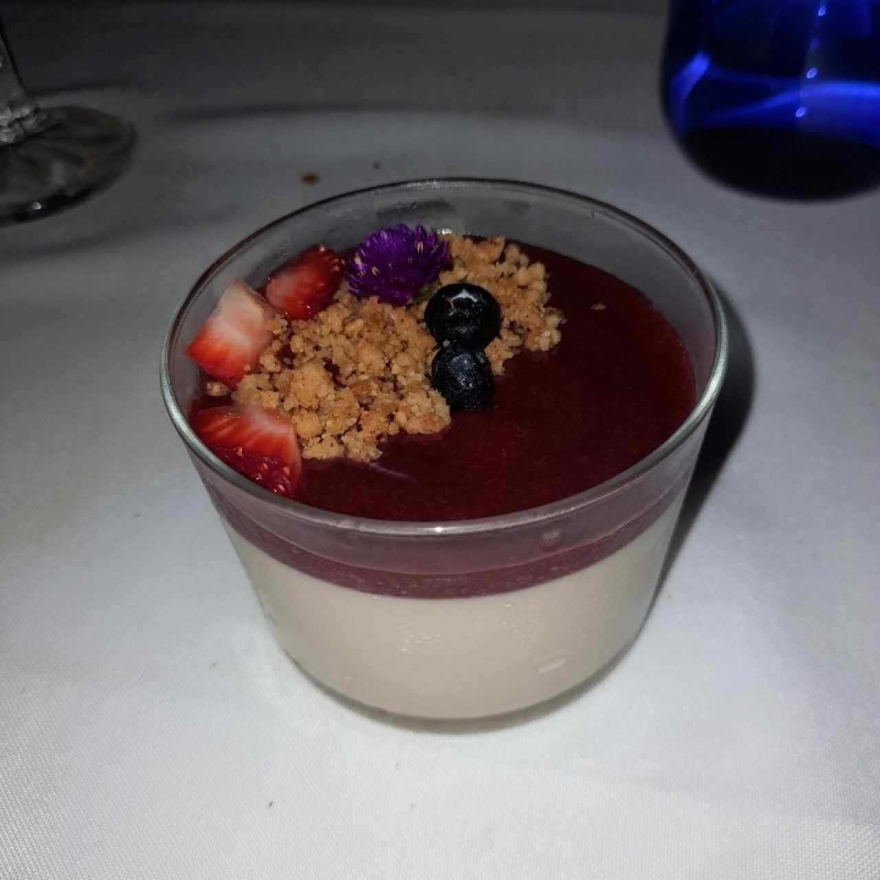 Pannacotta de frutos rojos