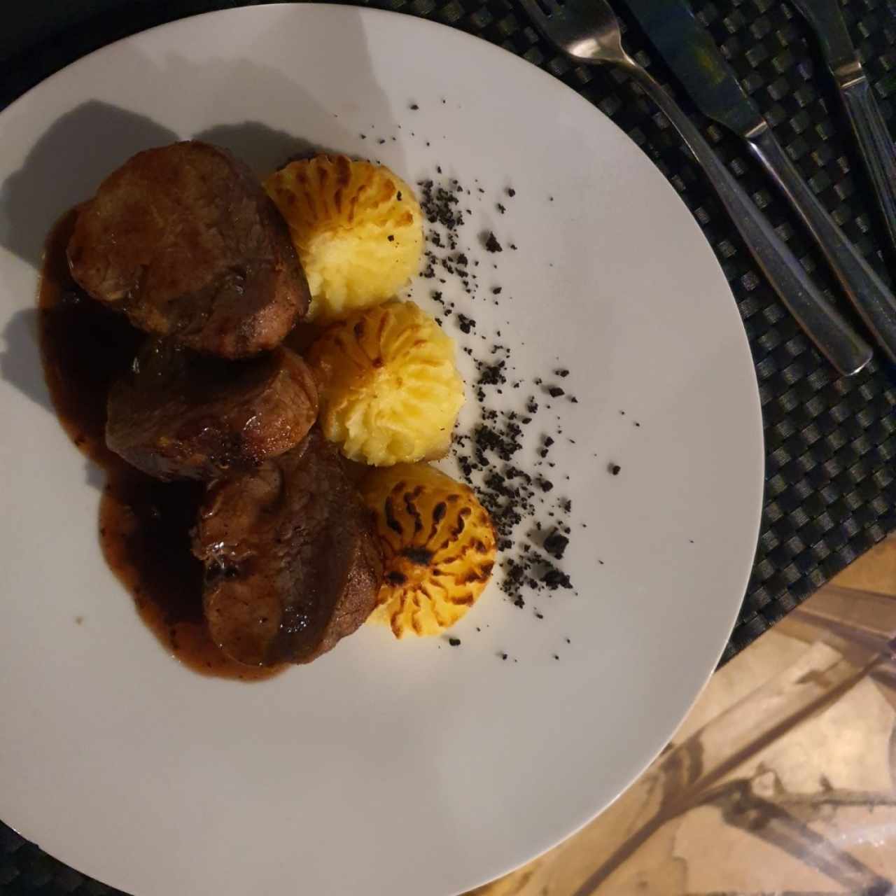 filete en salsa pimienta