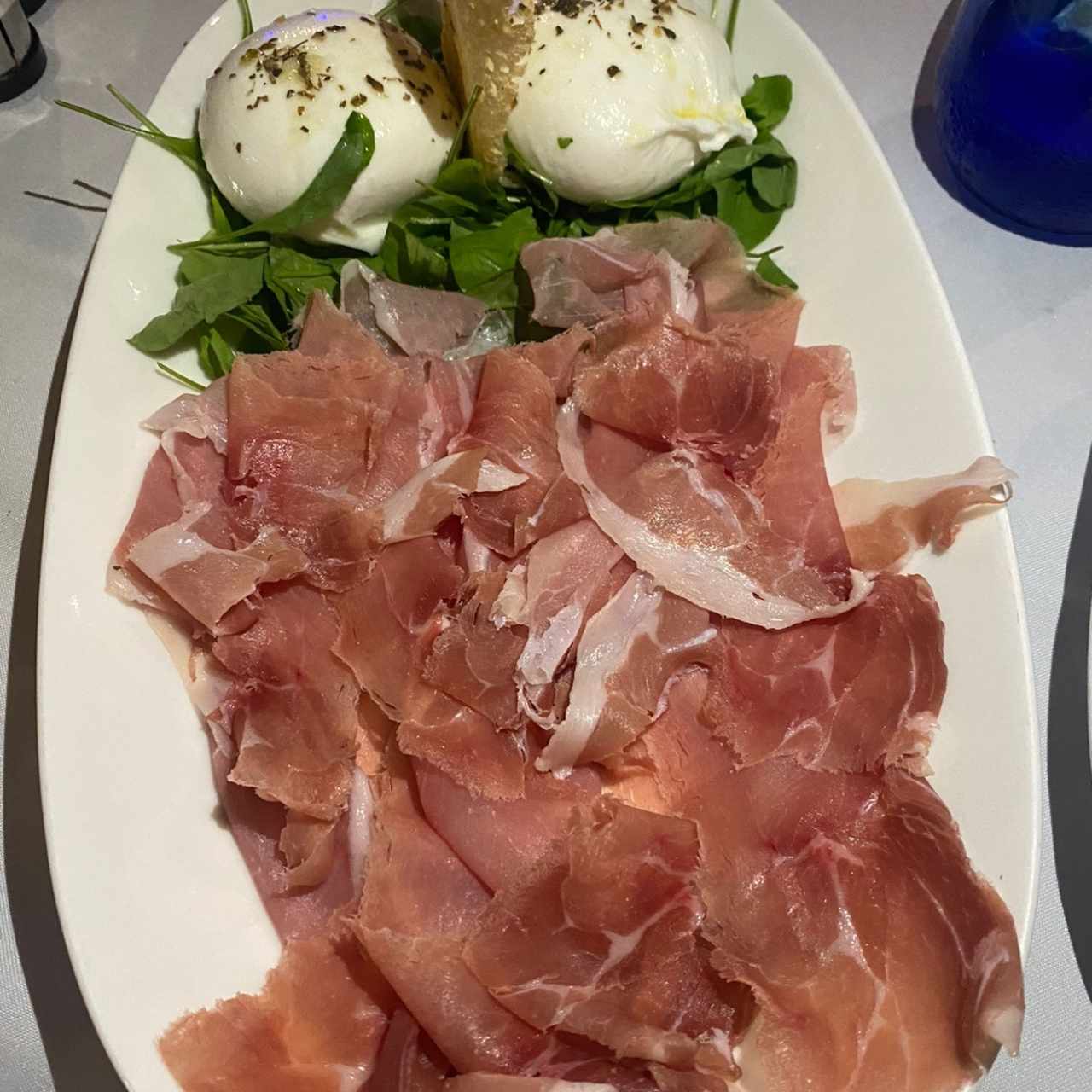 Antipasti - Burrata Con Prosciutto