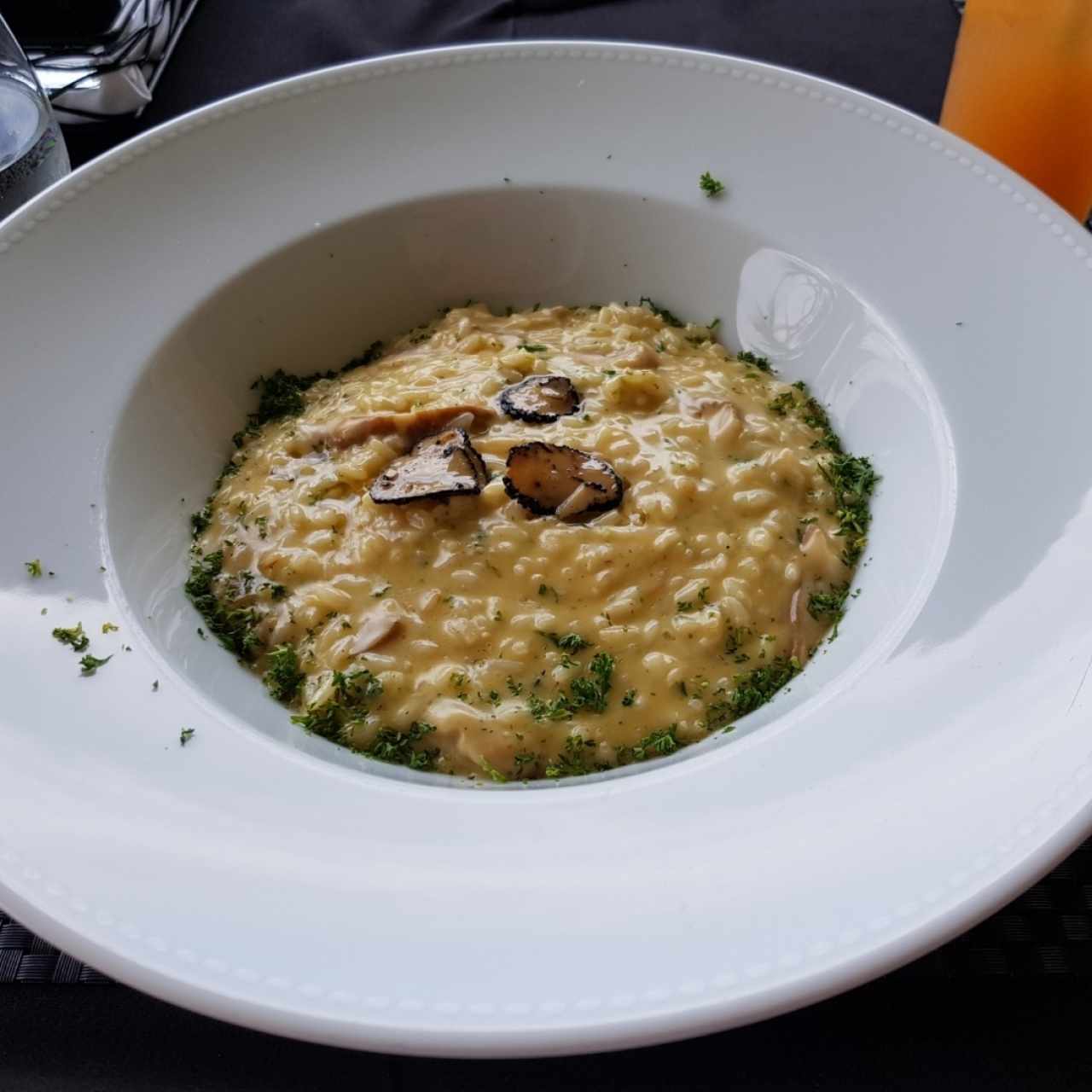 Risotto porcini e tartufo