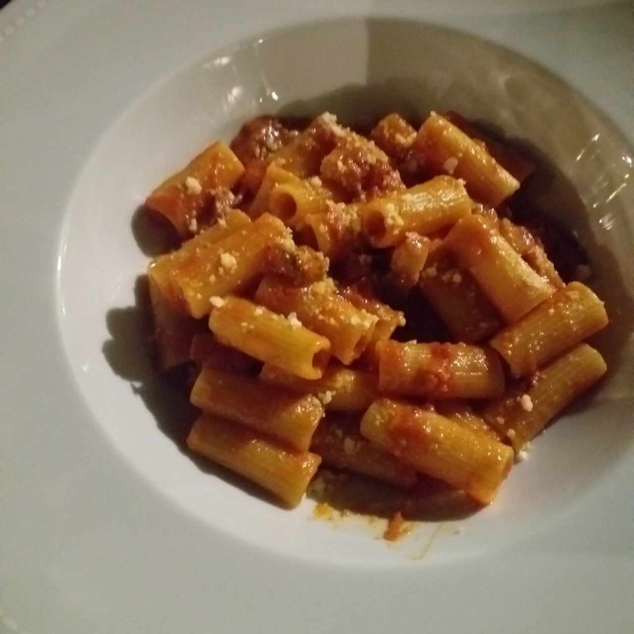 rigatoni con 🥓