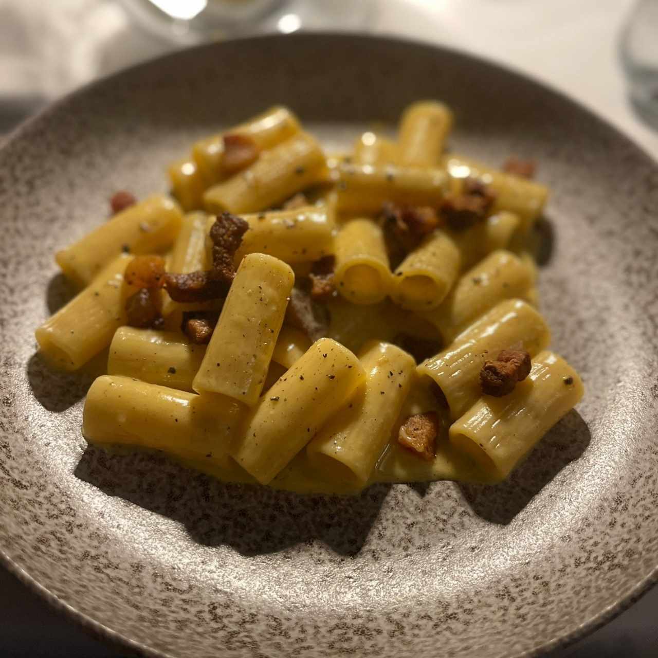 Rigatoni a la Carbonara