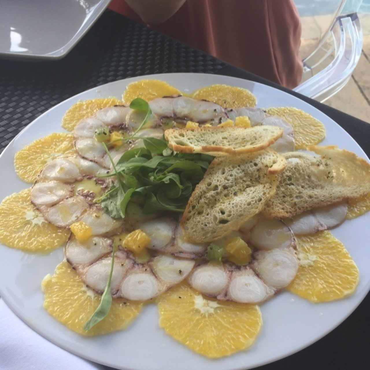 carpaccio de pulpo