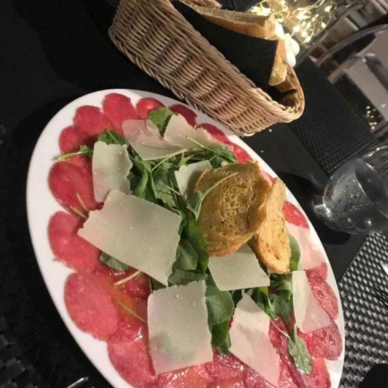 carpaccio de carne