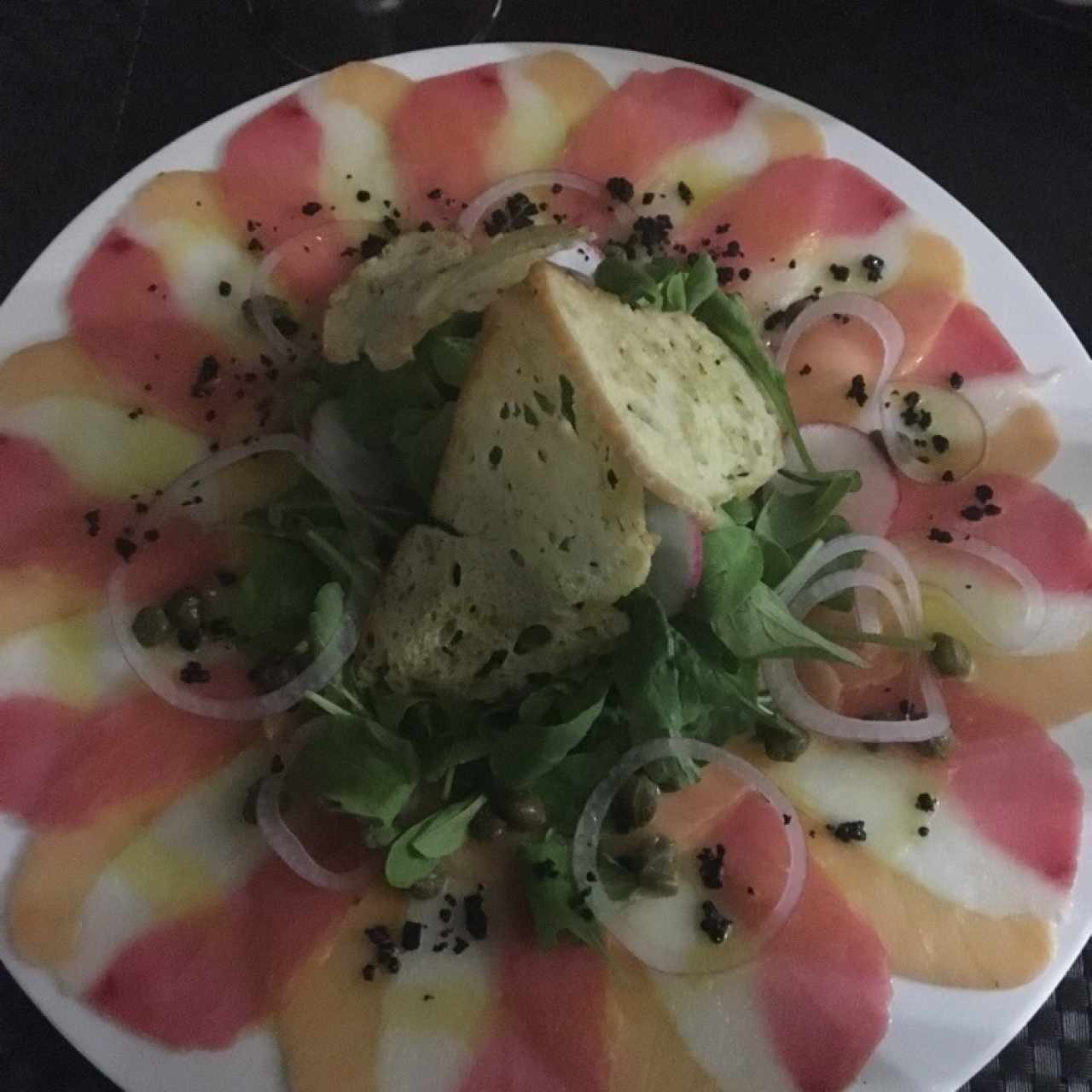 Trio de carpaccio