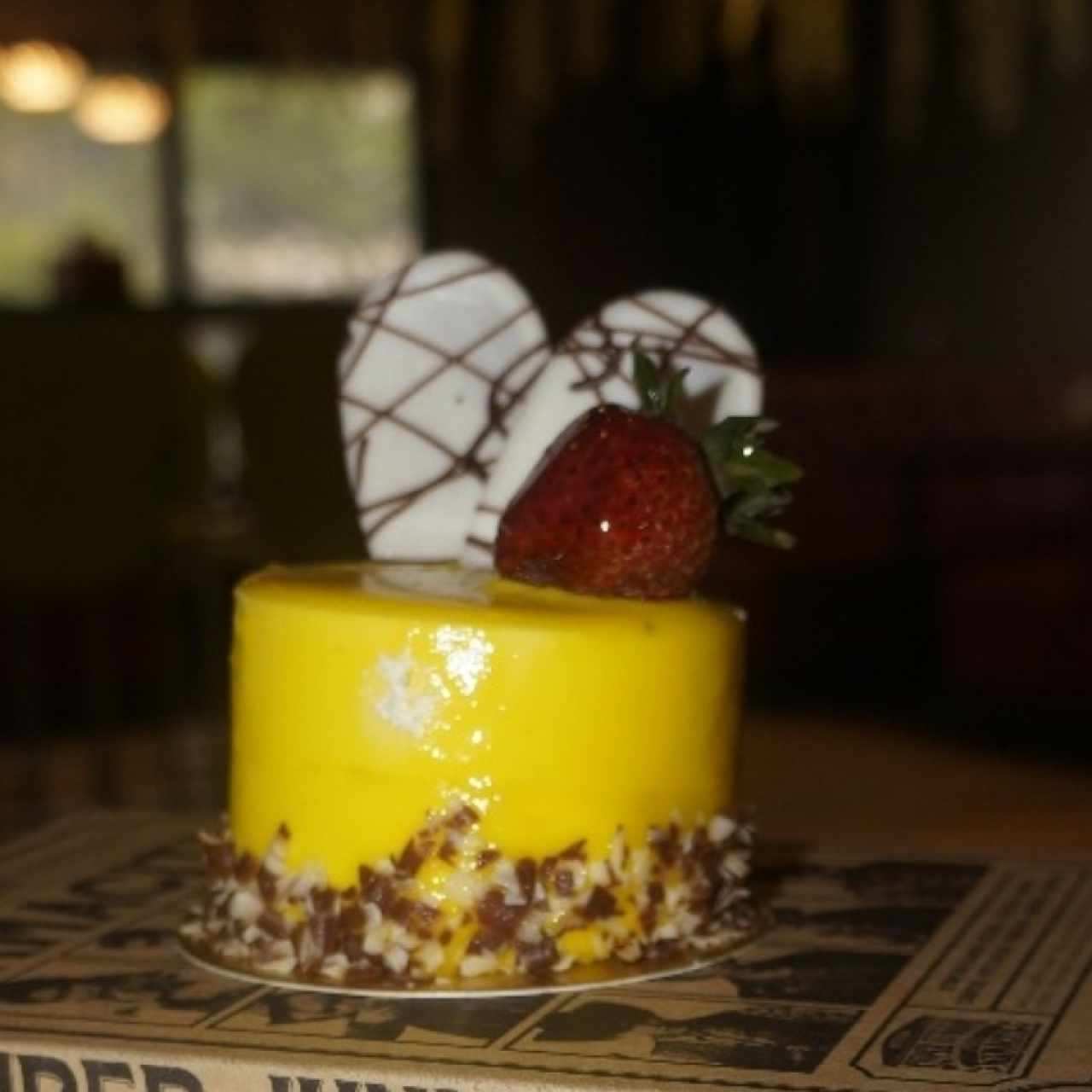 mousse de mango