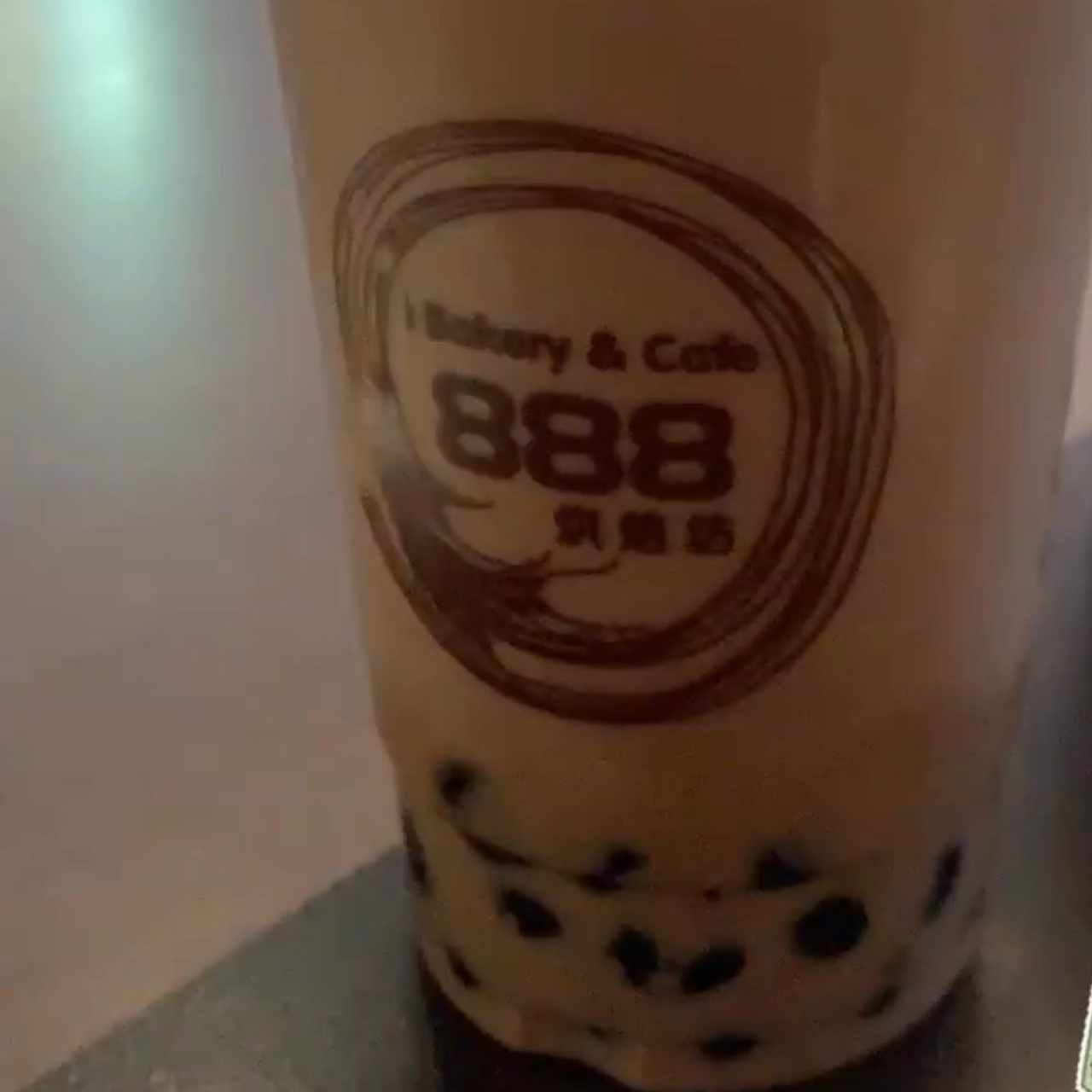 Bubble tea de chocolate