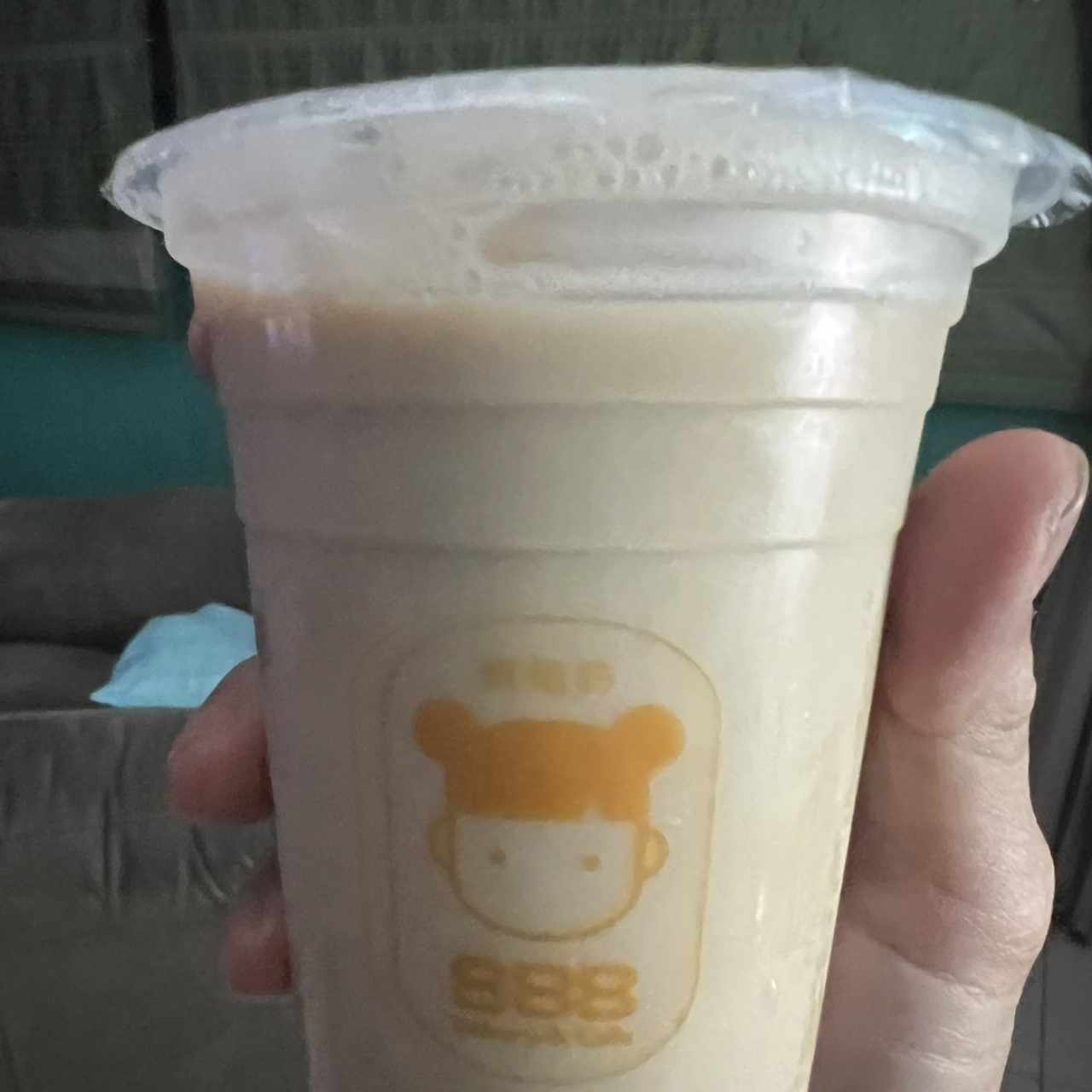 Honey green tea bubble tea