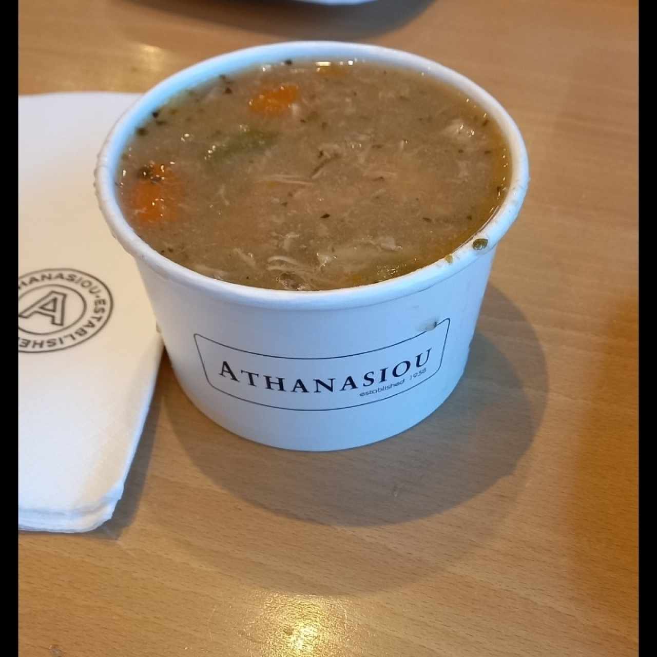 sopa de pollo