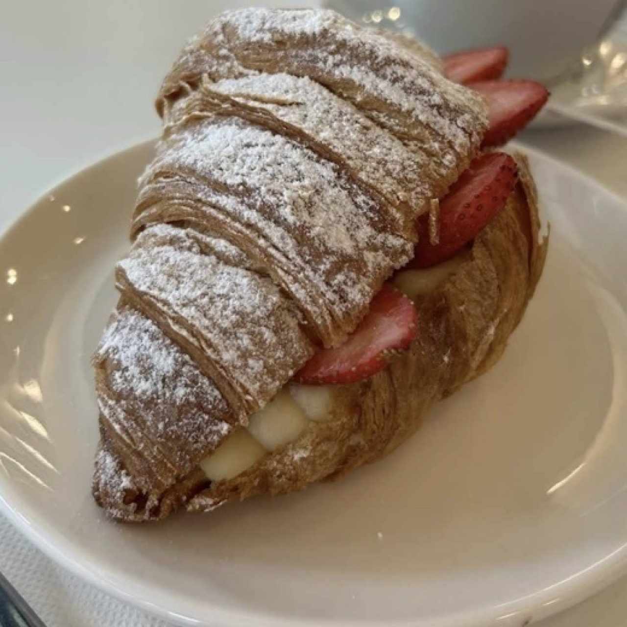 Croissant de fresas