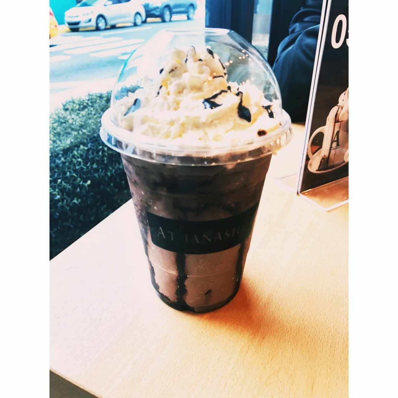 Frappe de chocolate