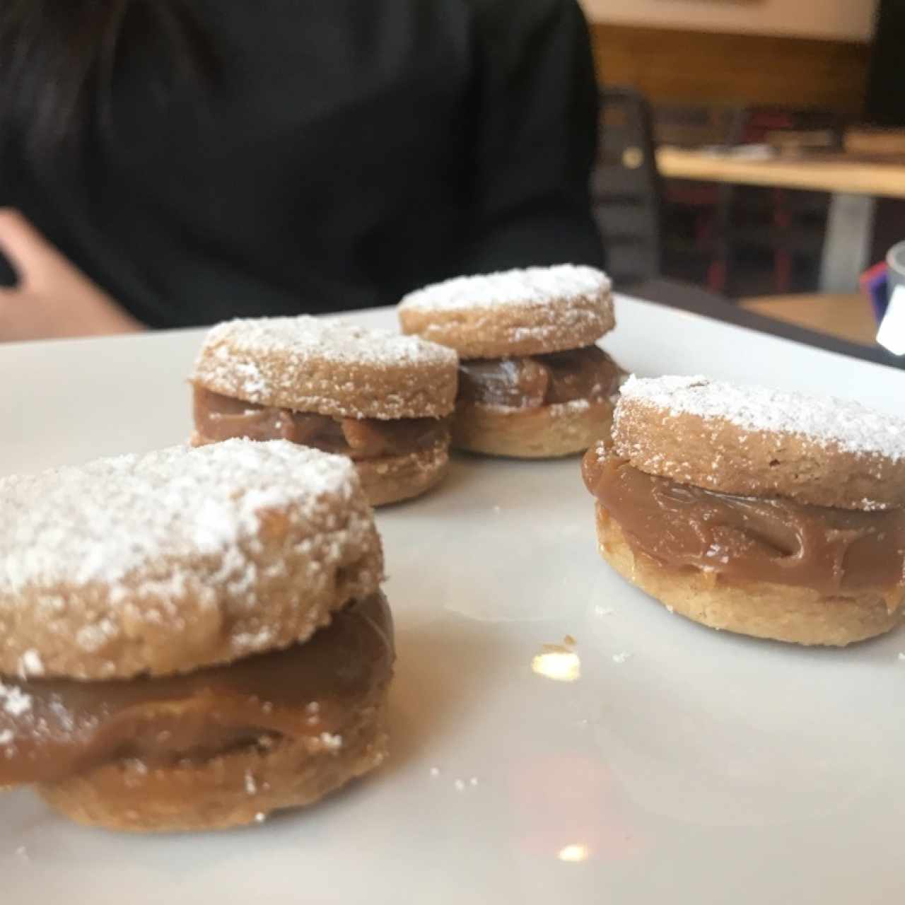 alfajores de manjar