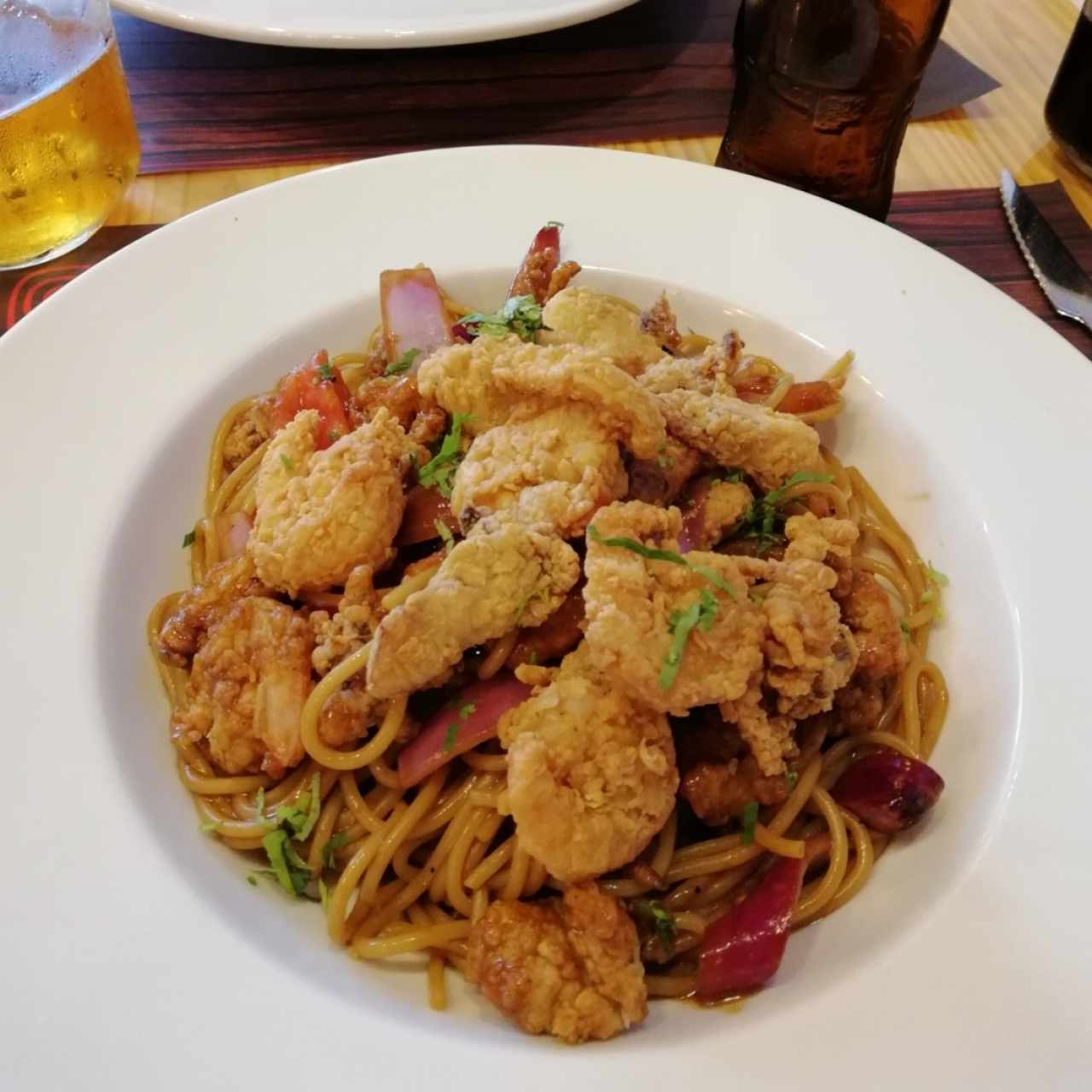 saltado de mariscos! 