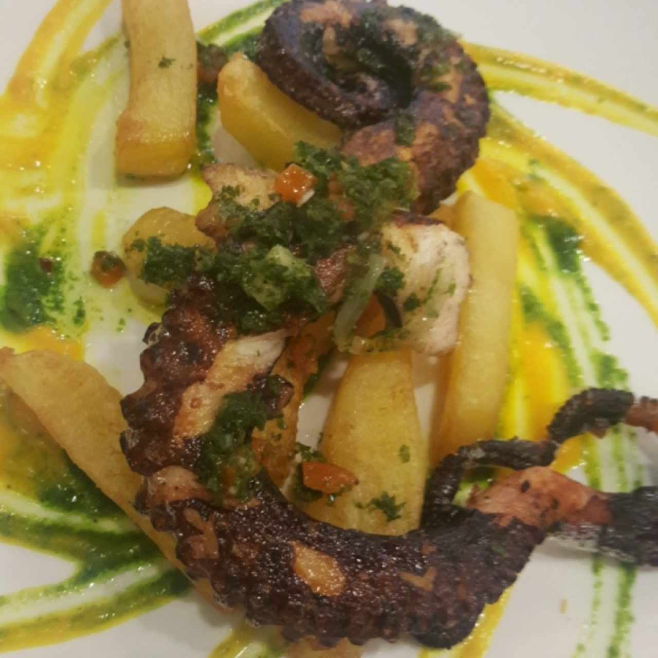 pulpo a la parrilla