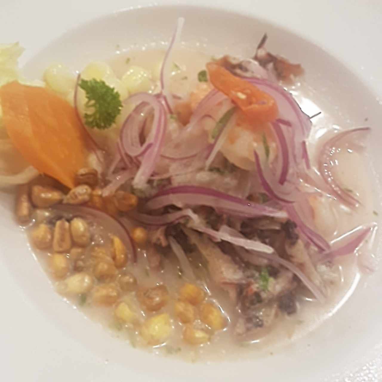 ceviche  de mariscos