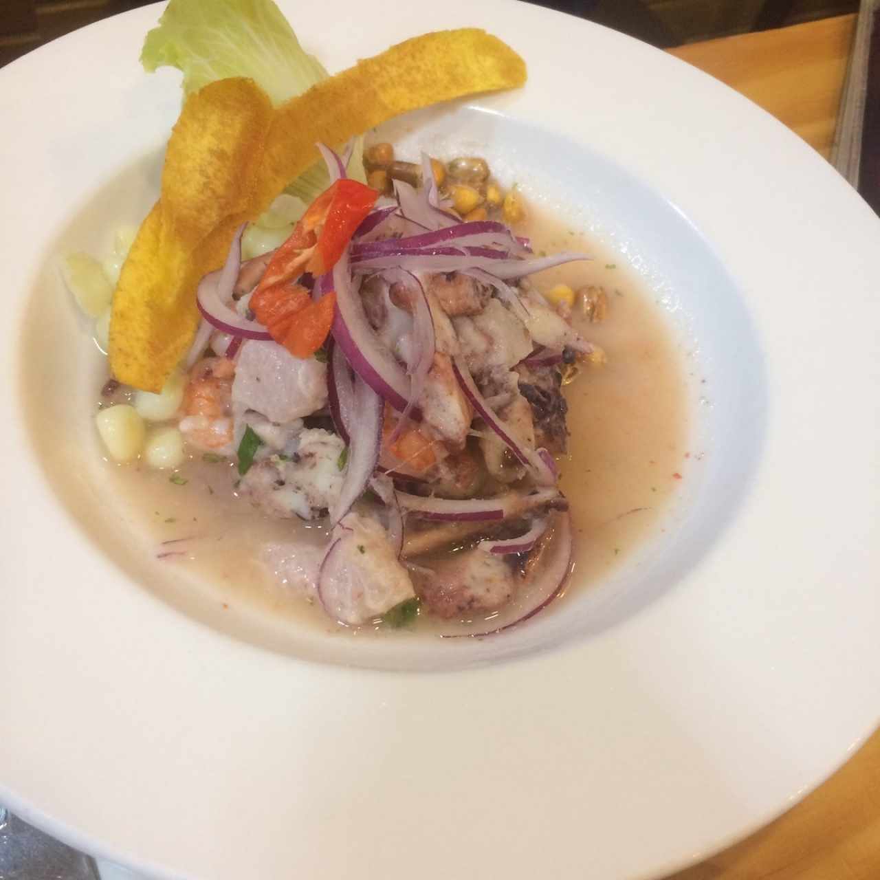 ceviche de mariscos